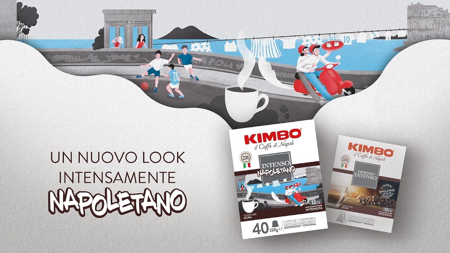 Kimbo Cápsulas Compatibles con Nespresso Intense