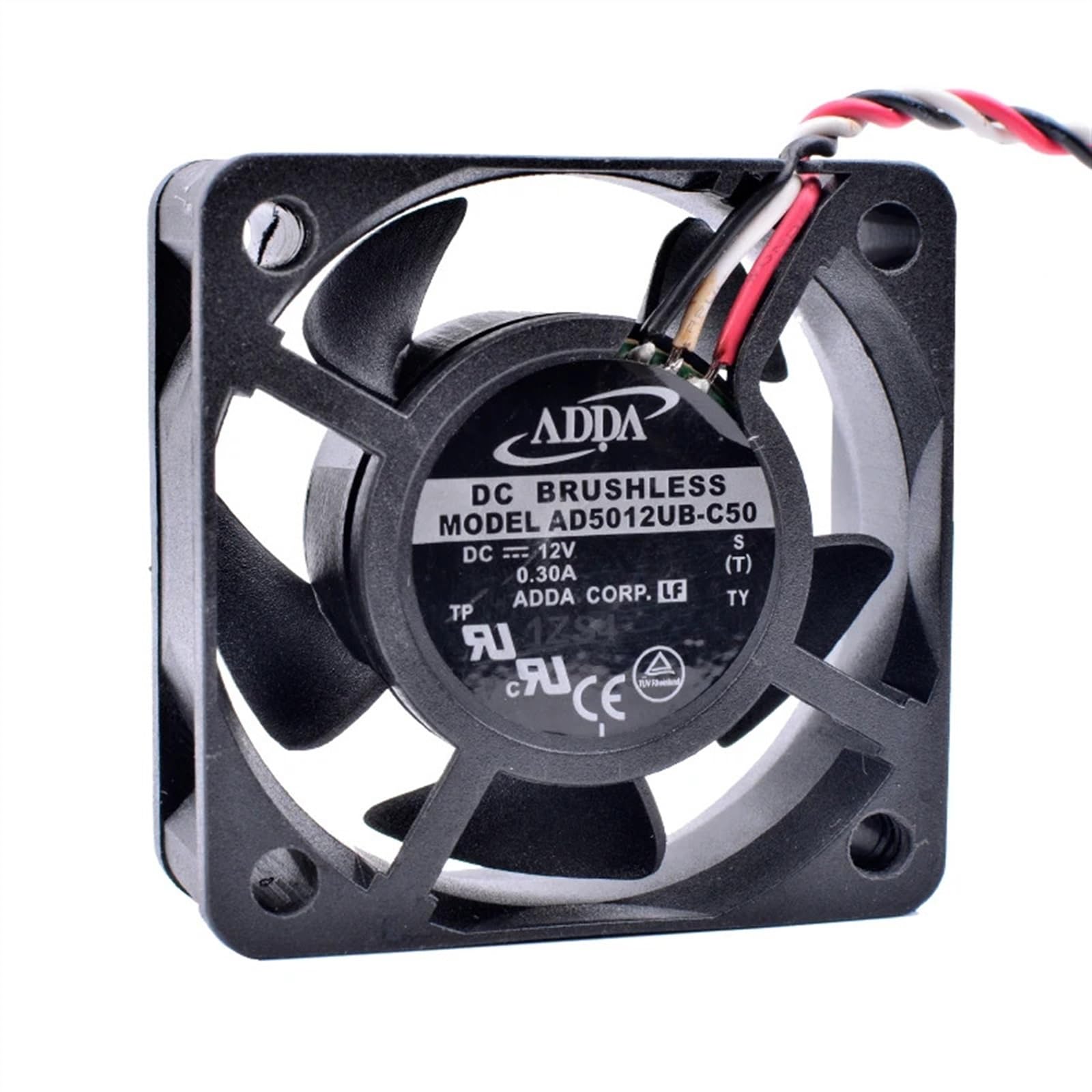 FCARUMIQP AD5012UB-C50 5cm 50mm 5020 12V 0.30A PC Computer Case Cooling Cooler DC Fan