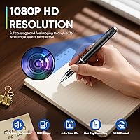 Vista 2 de 1080P HD Spy Camera, 64GB Mini Body Cam, Hidden Cameras, Mini Camera, Rechargeable Small Pocket Cam, Suitable for Feetings, Classrooms, Business