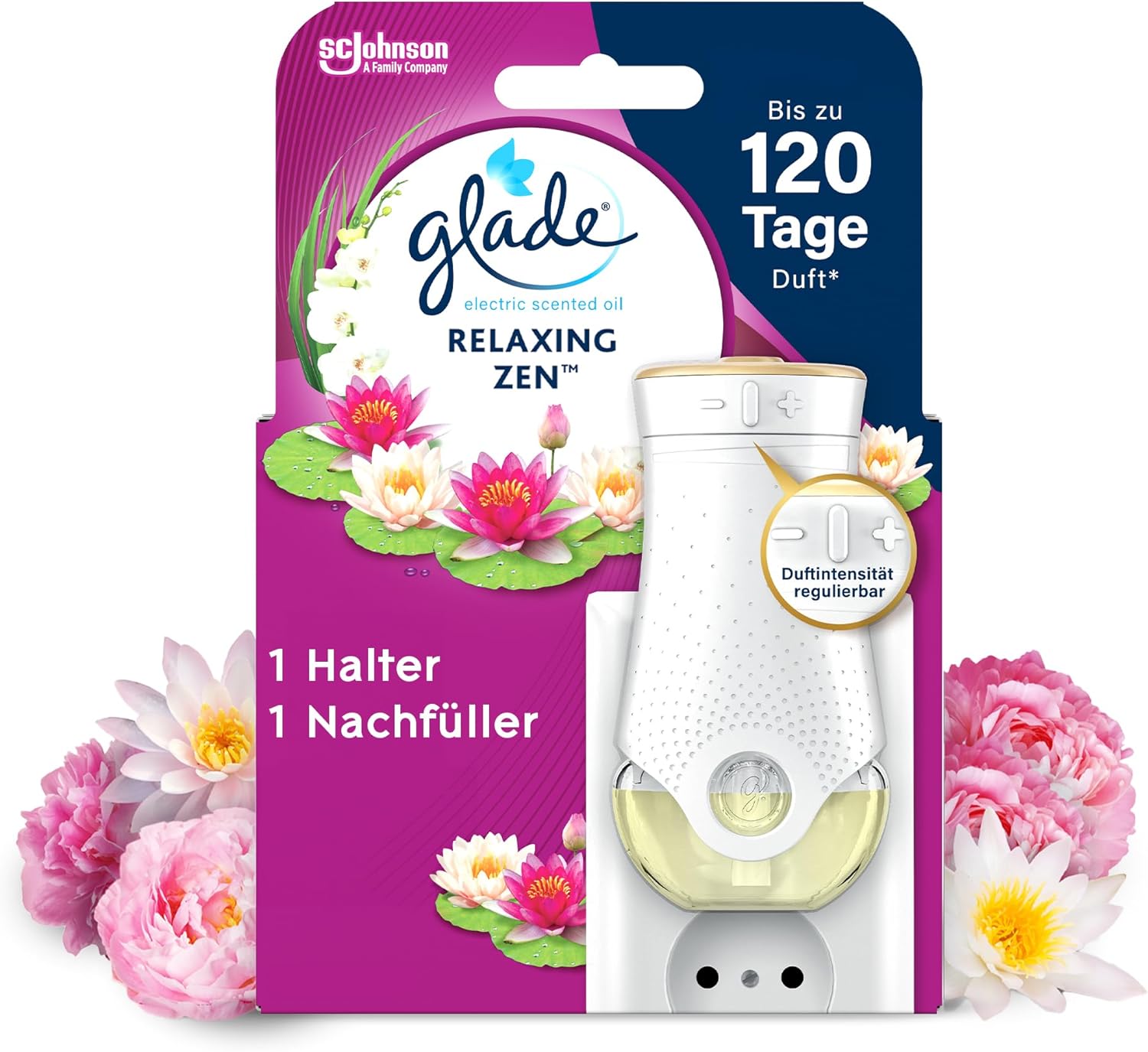 Glade (Brise) Electric Scented Oil, elektrischer Raumduft mit Duftöl inkl. 1 Nachfüller