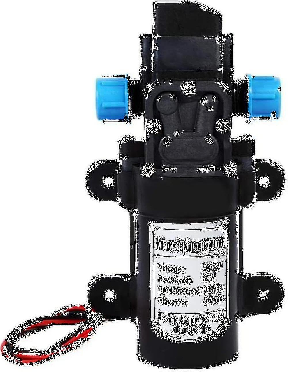 JOYHAPPST Water Pump - 12v Dc High Pressure 116psi Self Priming Water Pump for Camping Caravan Boat