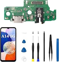 for Samsung A14 5G A146U Charging Port Replacement Kit USB Dock Connector Flex Cable Board with Microphone Dock Jack Headphone with Repair Tools