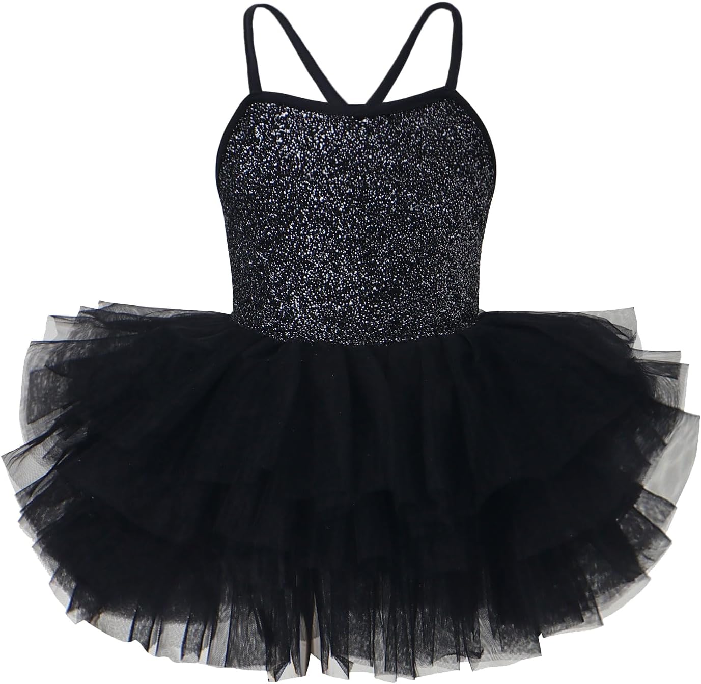 Tutu.kk Toddler Girls Sparkly Sequin Ballet Leotards Tutu Dress Dance Ballerina Outfits