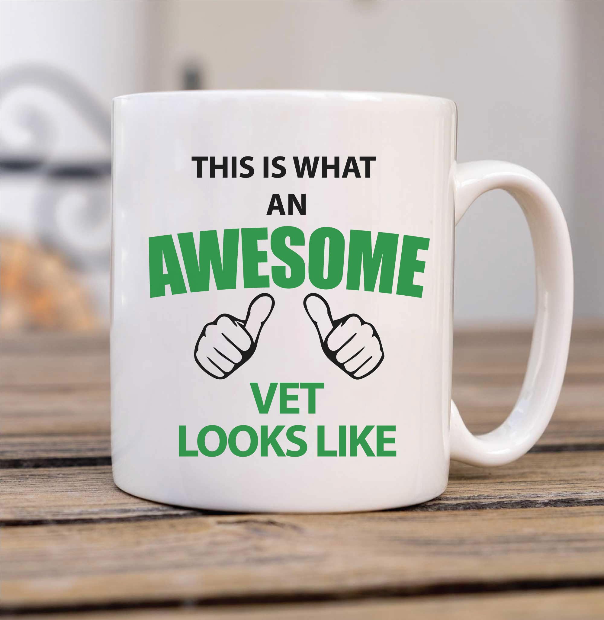 60 Second Makeover Limited This is What an Awesome Vet Looks Like Mug Present Gift Cup Birthday Christmas