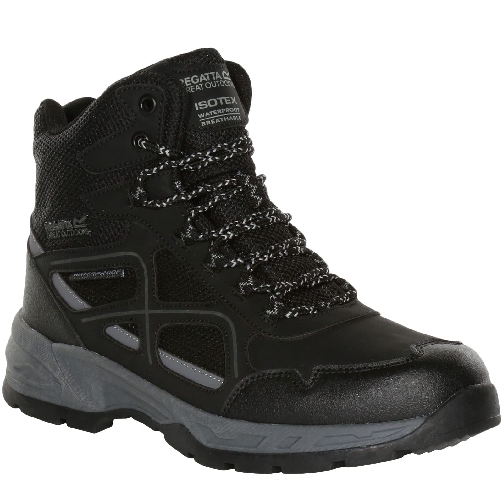 Regatta Mens Vendeavour Boot Black/Granit EU45/UK10