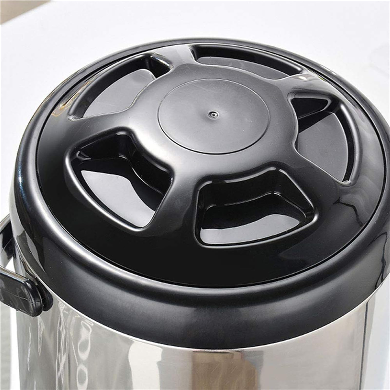 Distributeur d'eau Chaude Et De Boissons avec Robinet, Grande Cafetière Professionnelle en Acier Inoxydable, Seau Isotherme pour Fêtes, Buffets, Hôtels, 8 L