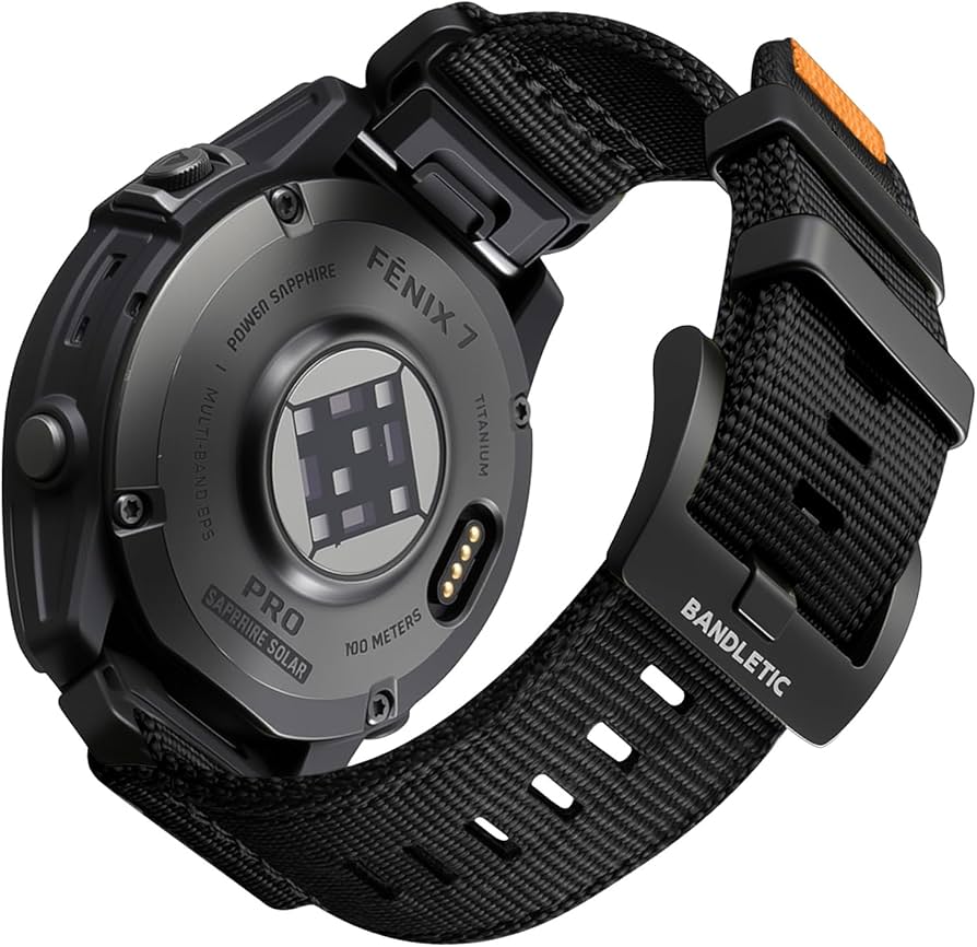 GARMIN Instinct 3 ブラックラバーベルト Amazon.com: Bandletic Compatible with Garmin Instinct Watch Bands