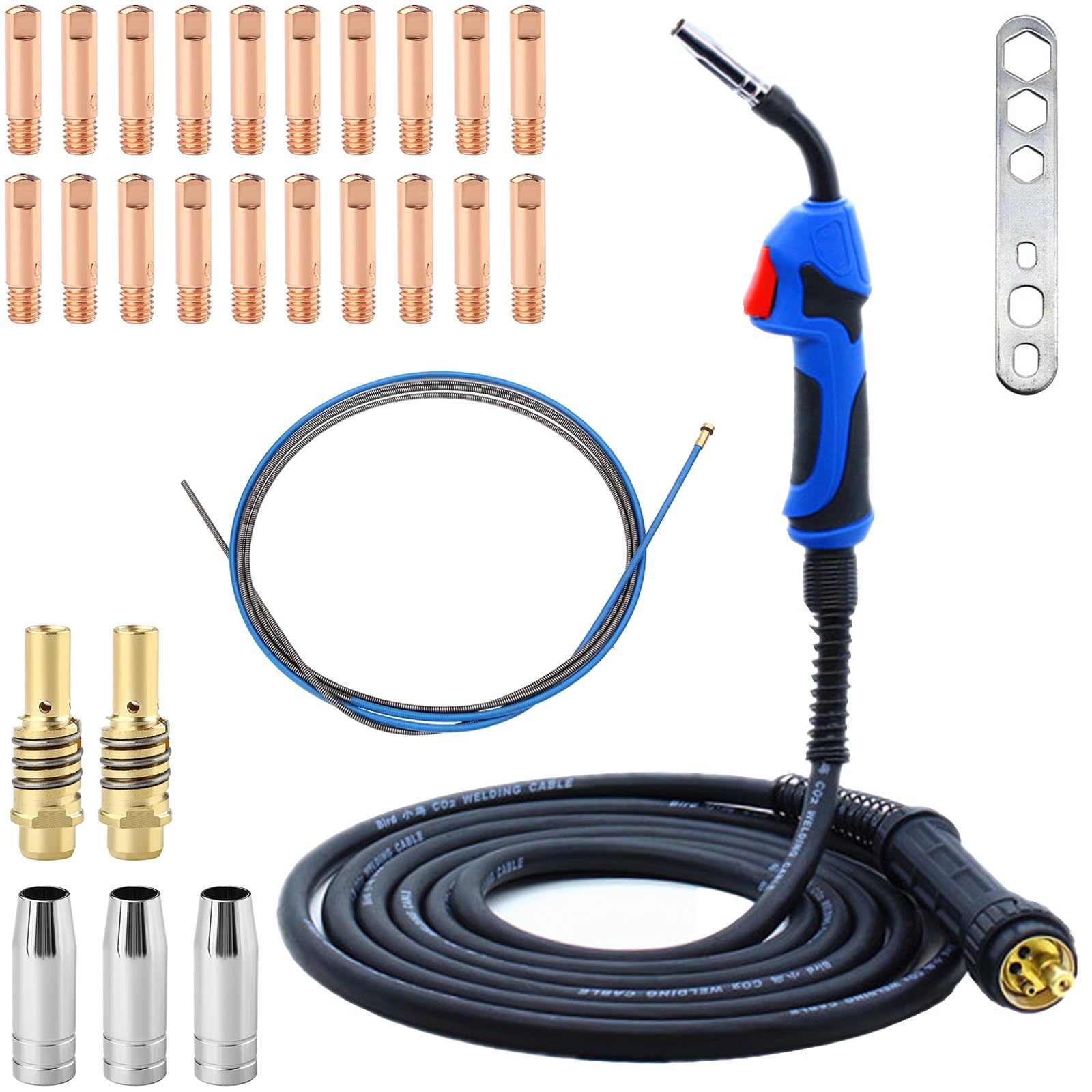 Antorcha de soldadura MB15 AK evita paros técnicos con 27 consumibles