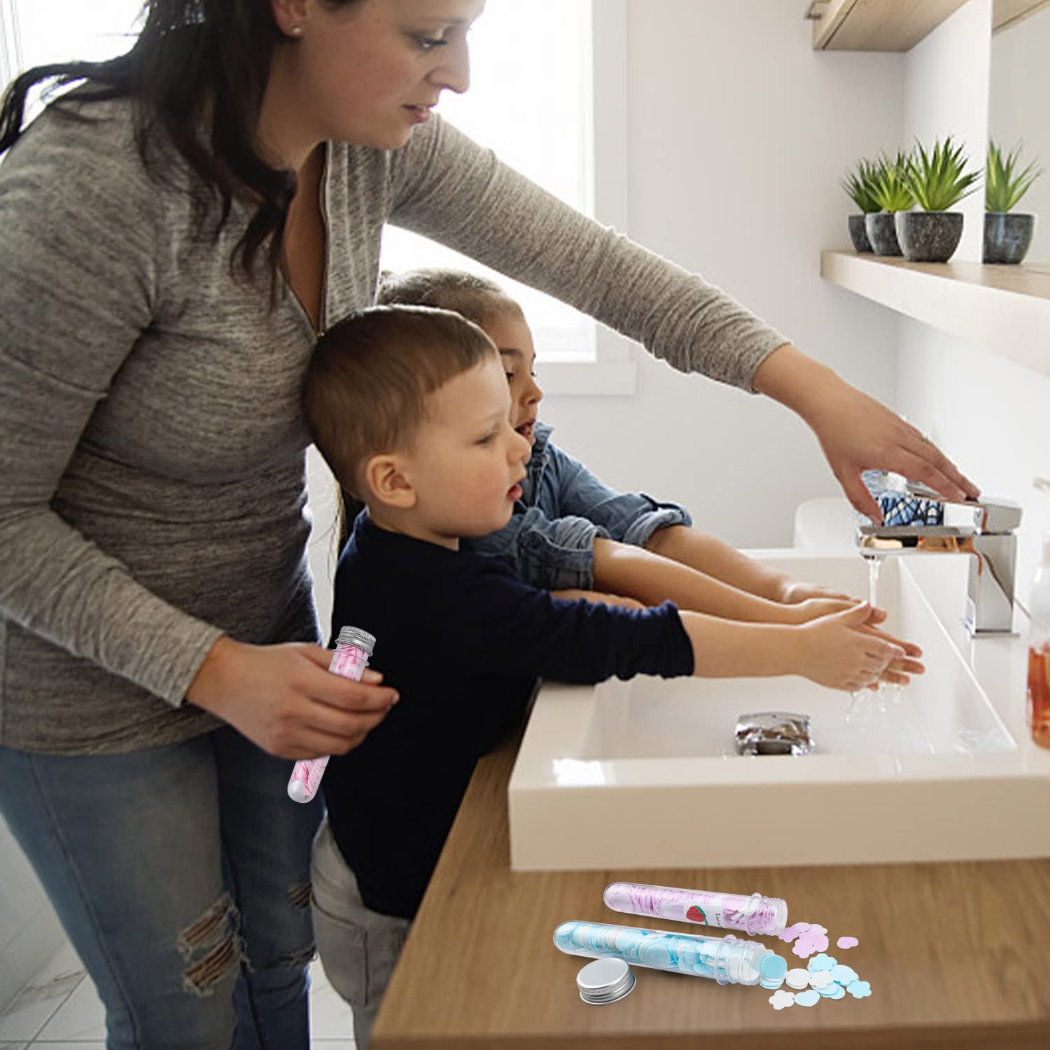 COYUN 3 Scatole (150 Fogli) di Carta per Sapone Usa e Getta, Mini Confezione da Viaggio Portatile, Carta per Sapone per le Mani a Forma di Cartone Animato,Adatta Per Viaggi,Campeggio,Picnic,Escursioni