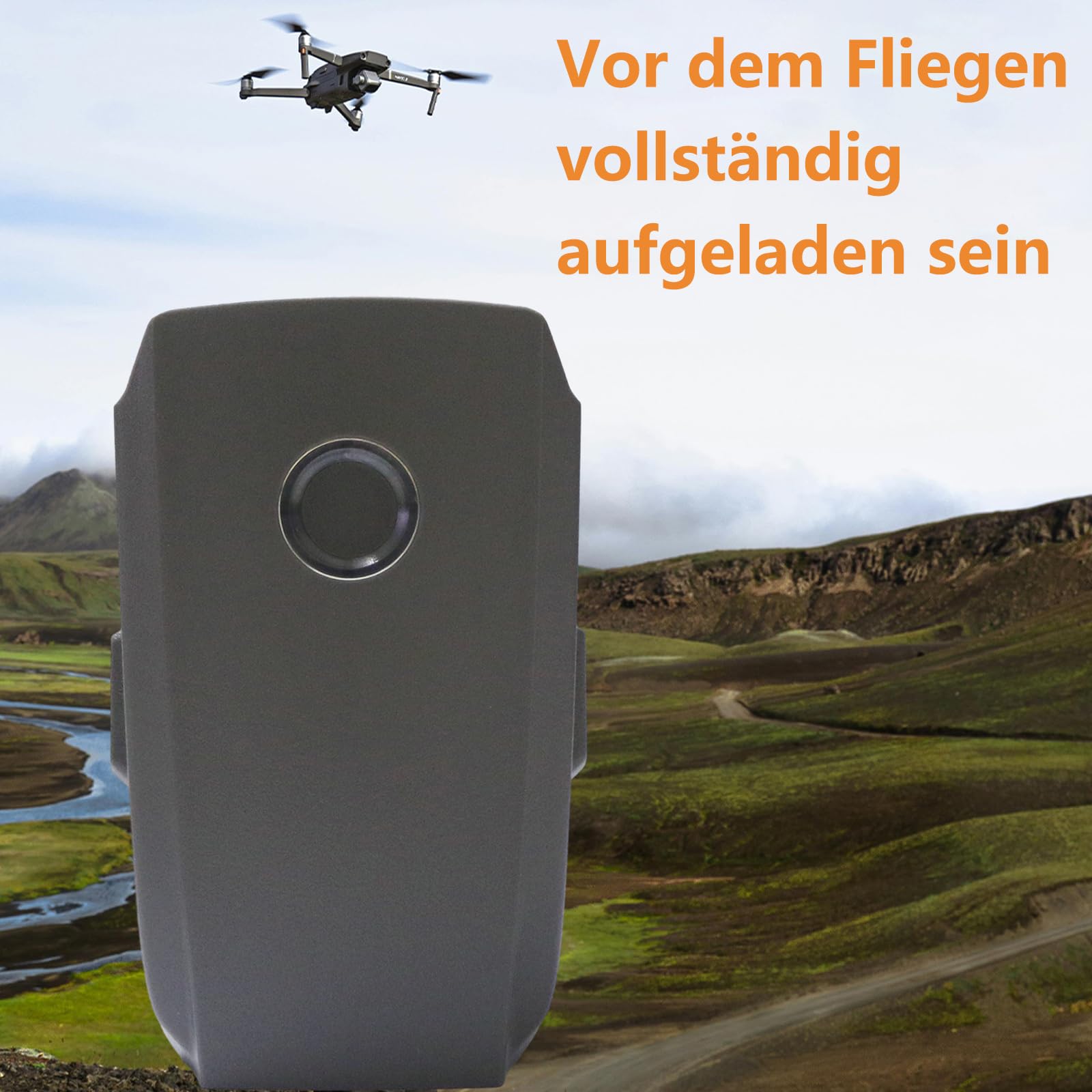 Mavic 2 Pro Akku, 3850mAh 15.4V Intelligenter Flug-Akku für DJI Mavic 2 Pro/2 Zoom, 31Mins Max Flug Nur für DJI-Original-Ladegeräte (Nicht für Mavic Pro)