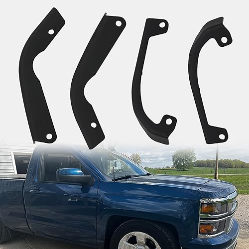 RYANSTAR RACING Kit de repuesto para guardabarros delantero y trasero para Chevy Silverado 1500 2019-2023, accesorios para Chevrolet Silverado