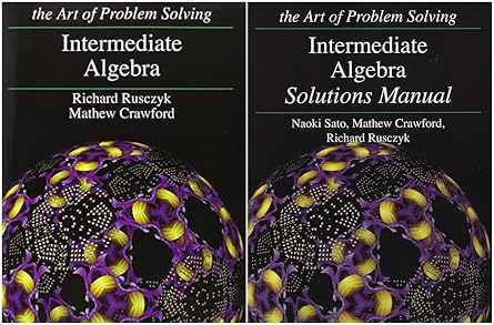 Art of Problem Solving Series Intermediate Algebra 2-Book Bundle Set Textbook & Solutions Manual