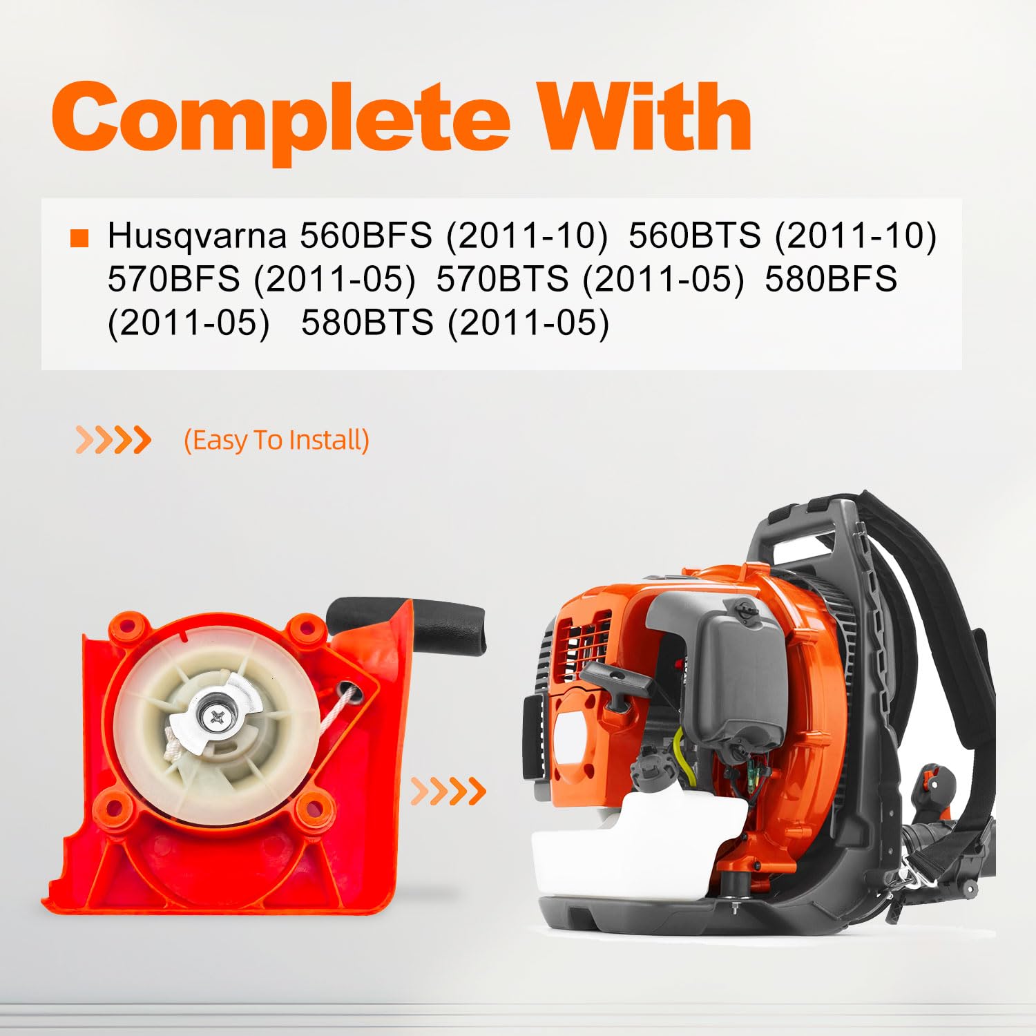 Avviamento A Rinculo Per Motoseghe Husqvarna 560/570/580 BFS/BTS Avviamento A Rinculo Per Motoseghe Husqvarna 560/570/580 BFS/BTS