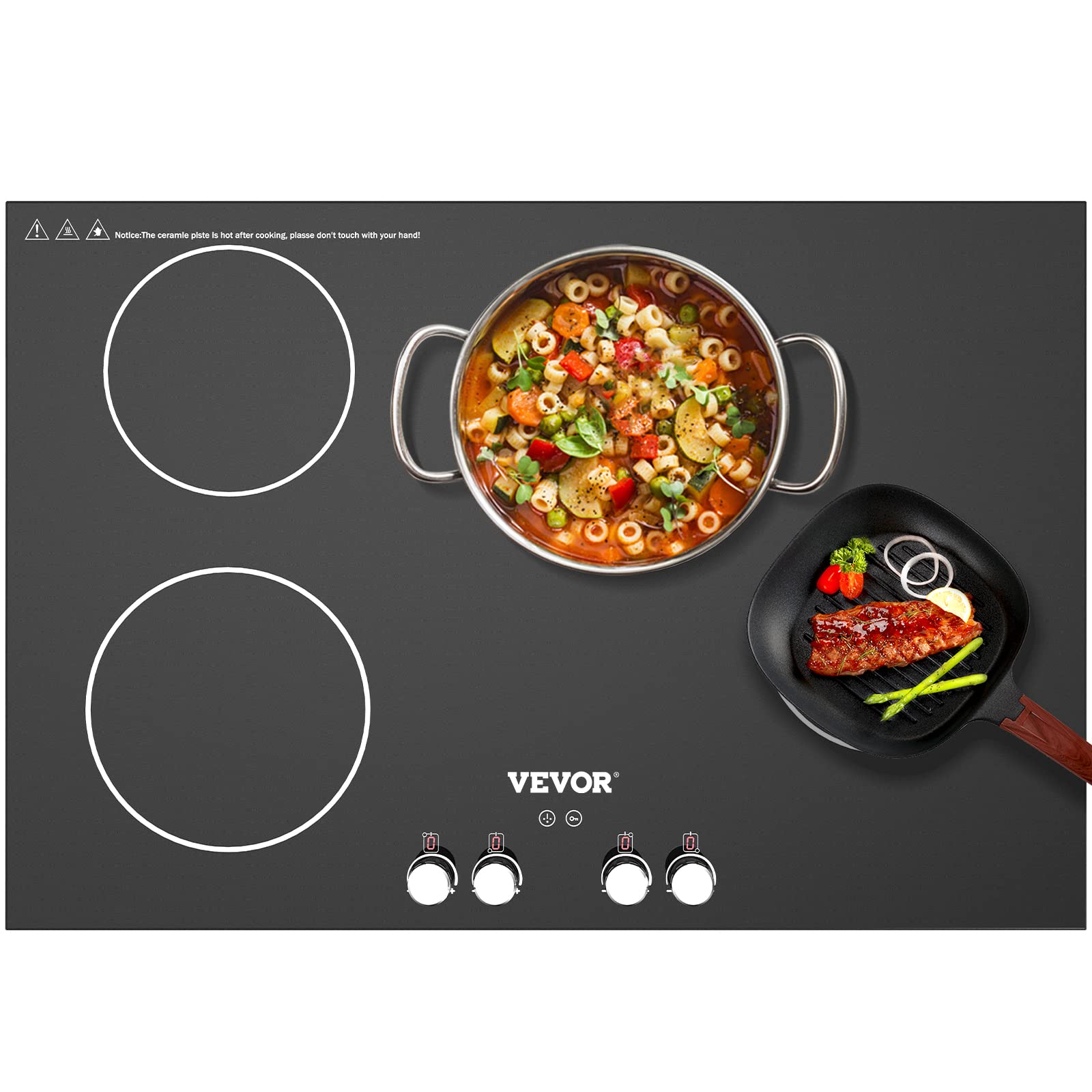 VEVOR Builtin Induction Cooktop, 30 Inch 4 Burners