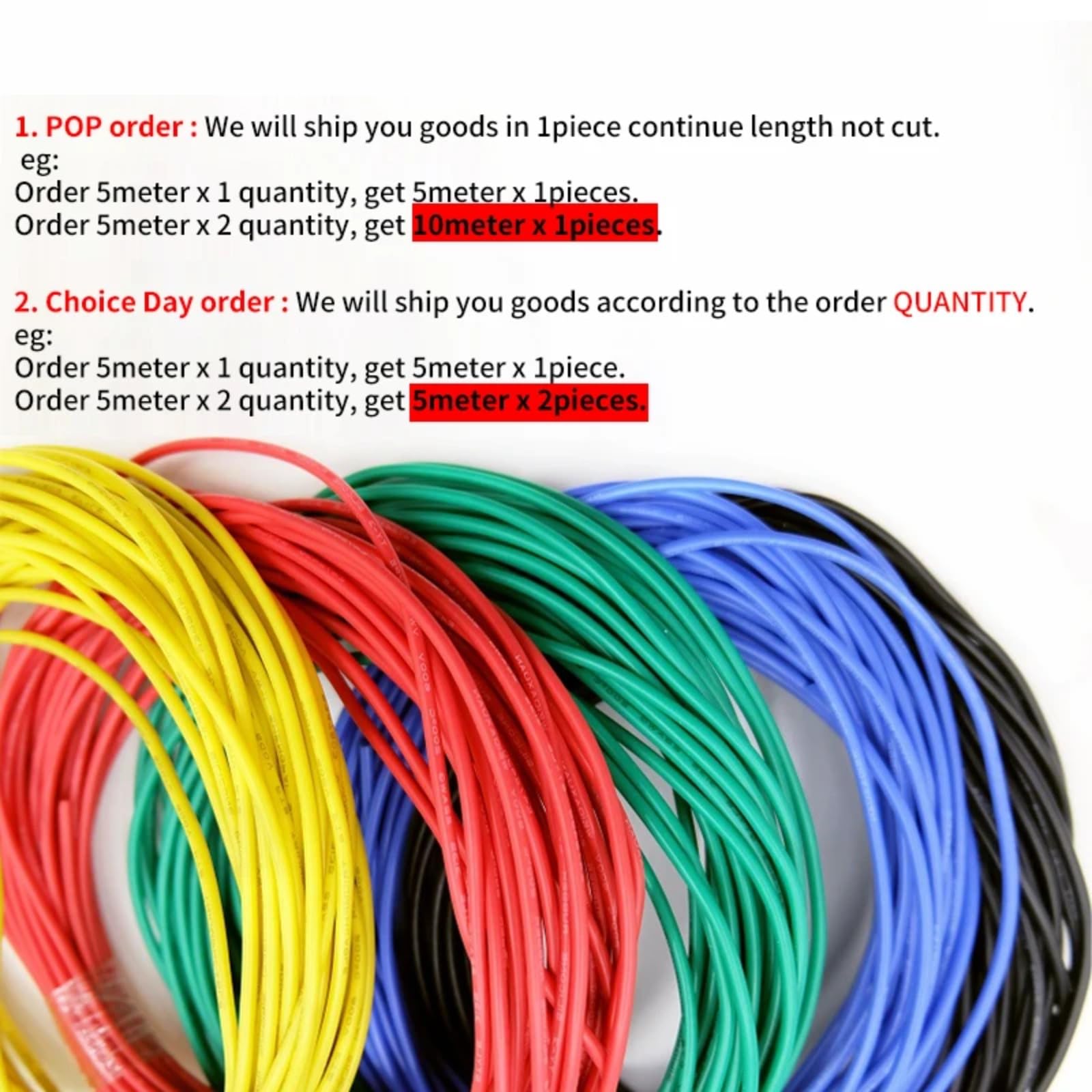 2M/5M Cavi di rame 32 28 24 22 20 18 16 14 12 AWG silicone morbido UL3239 3KV flessibile DIY cavo LED illuminazione elettronico(Pink; 5m; 24AWG)