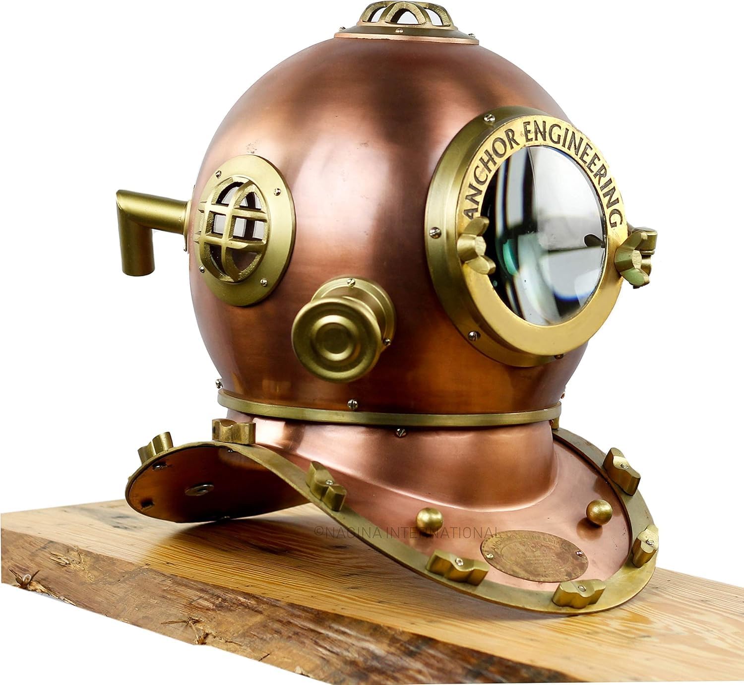 Scuba Diving Nautical Helmet | Maritime Ship's Decorative Royal Helmet (12 Inches, Retro Cop)