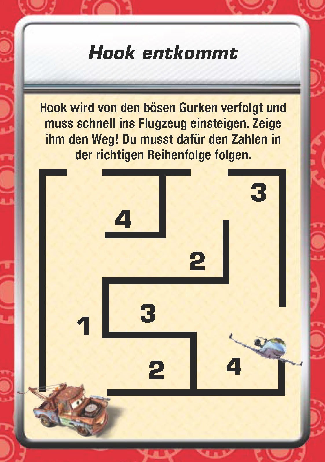 Disney Lernspielbox - Cars: Erstes Rechnen: Mit 50 Übungen
