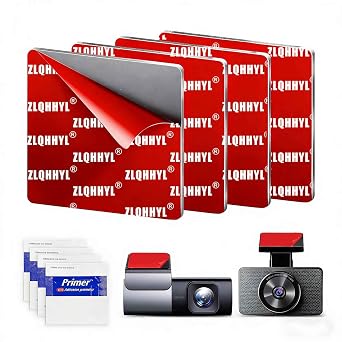 Double Sided Adhesive Pads Heavy Duty, 16Pcs 2 in Squares Heat Resistant UltraSticky Strong Hold Mounting Tape for Car Home Outdoor Use