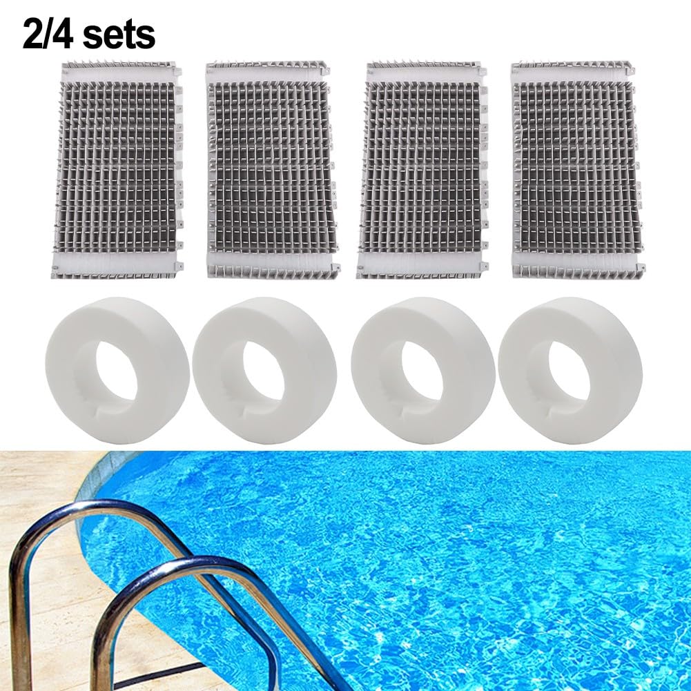 Cepillos de escalada de repuesto y anillos 6101611-R4 como se muestra, color para delfín para DX3 para M200 para DX4 robótico limpiador de piscinas kit de limpieza para eliminar desechos