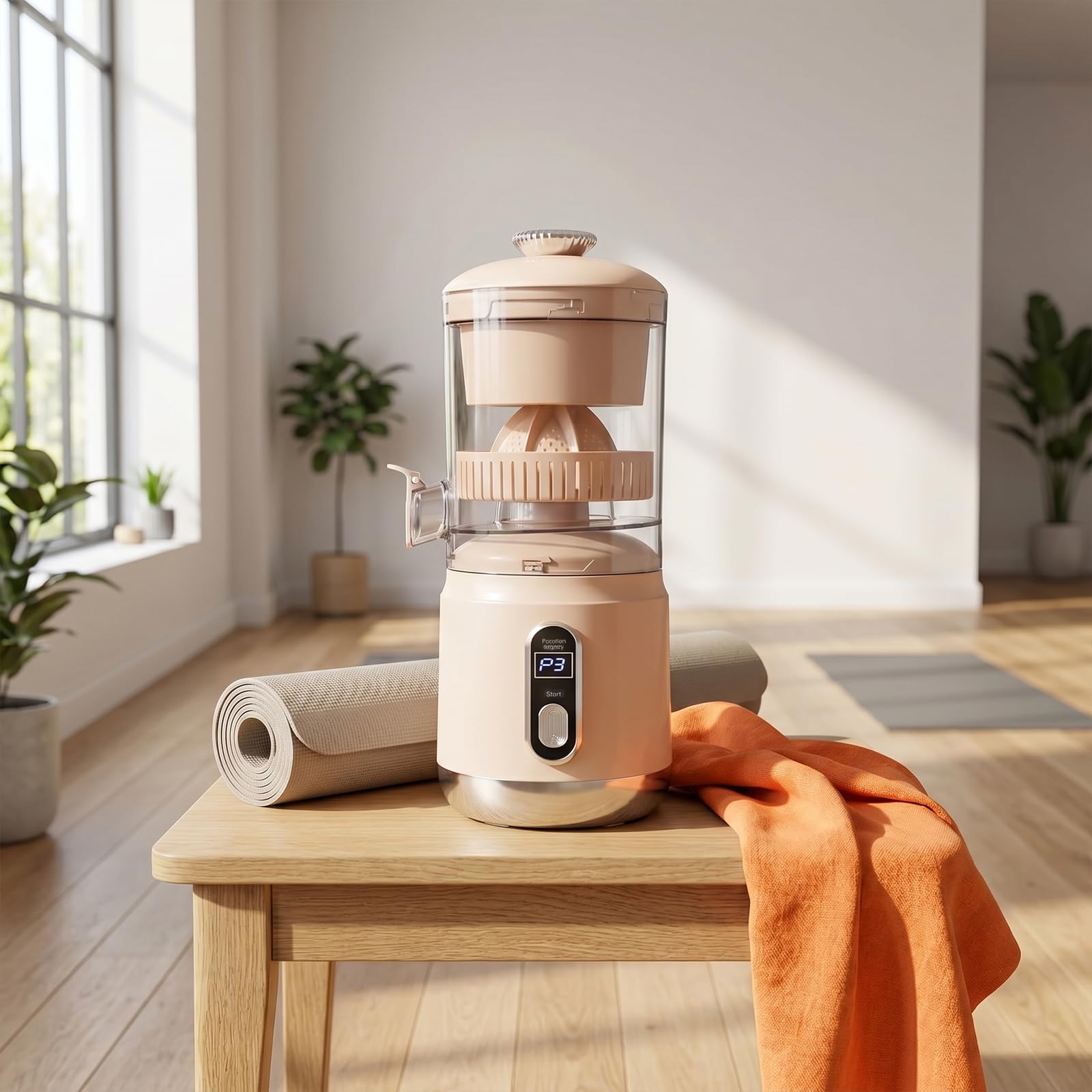 Presse-agrumes électrique, rechargeable par USB, compact