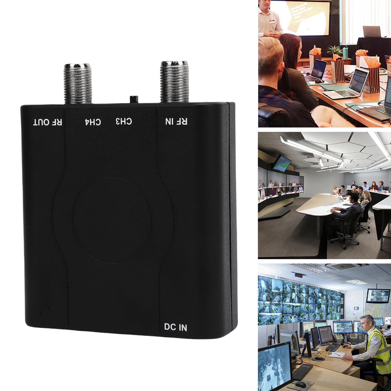 PUSOKEI Modulateur HDMI vers RF HDM61, Adaptateur Convertisseur HDMI Coaxial PAL 1080P NTSC