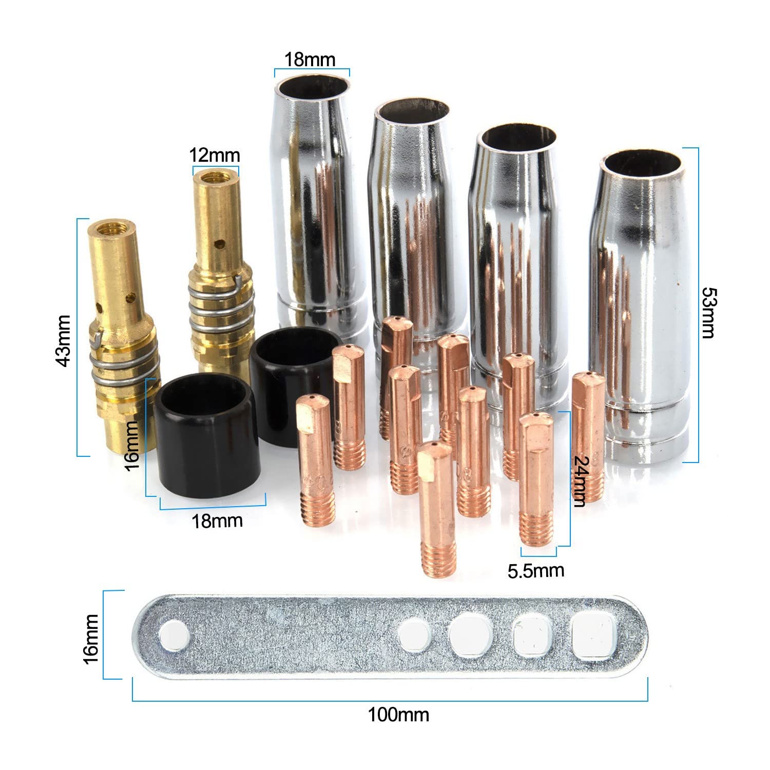 Parti D'usura, Ugello E Tubetti Torcia MIG MAG - Acquista Online - Foto 14