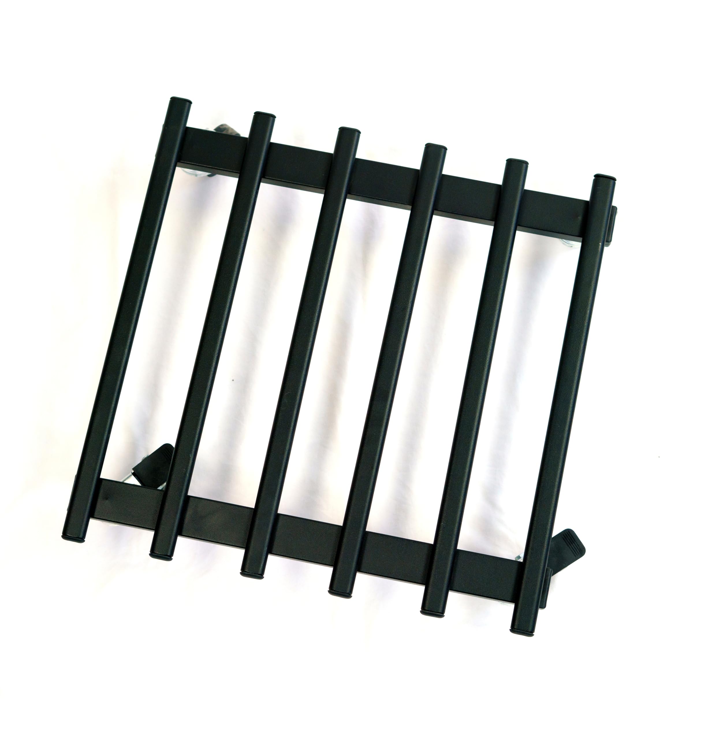 Tecnokit: Rigatino Carrello portapiante, Varie Dimensioni, con Ruote, in Metallo, Portata Max 90 kg c.a., Nero, Cotto, Bianco. (cm 40x40, Nero)