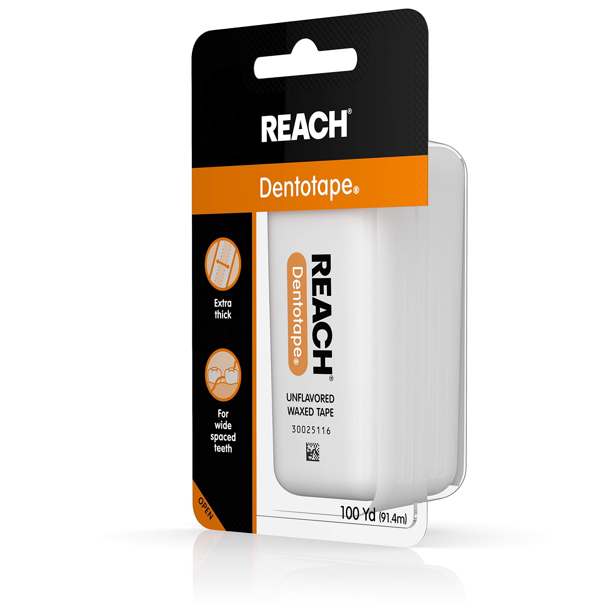 Johnson & Johnson Reach Dentotape Zahnseide, gewachst, 91,4 m