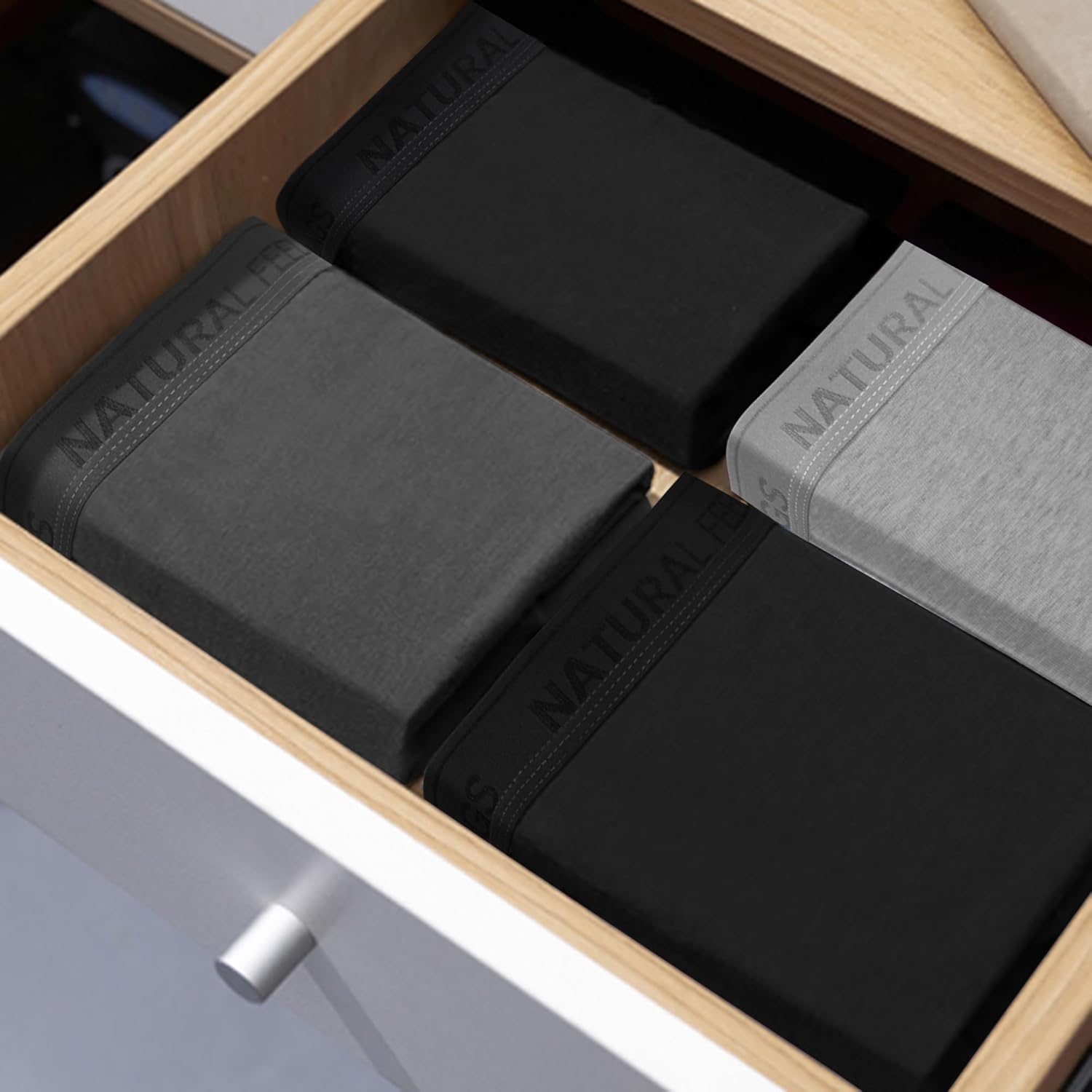 Natural Feelings Men's Underwear Viscose from Bamboo Boxer Briefs Underwear Pack for Men - Image 6