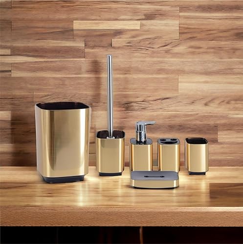 Miniatura 9 de Daniel's Bath & Beyond Set de accesorios de baño rojo Regency