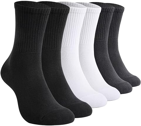 Chaussettes Homme Femme Coton Sport Tennis Course Golf (Lot de 6/12)