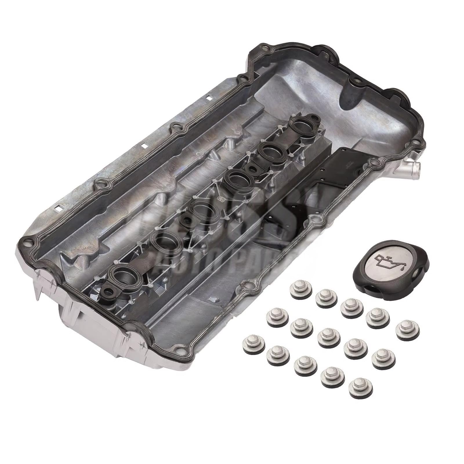 coperchio punterie Coperchio Valvola In Alluminio Con Guarnizione Per E39 525i 528i E46 325i 328i 330i Per X5 Per Z3 Per M54 Per M52 1998-2002 11121432928