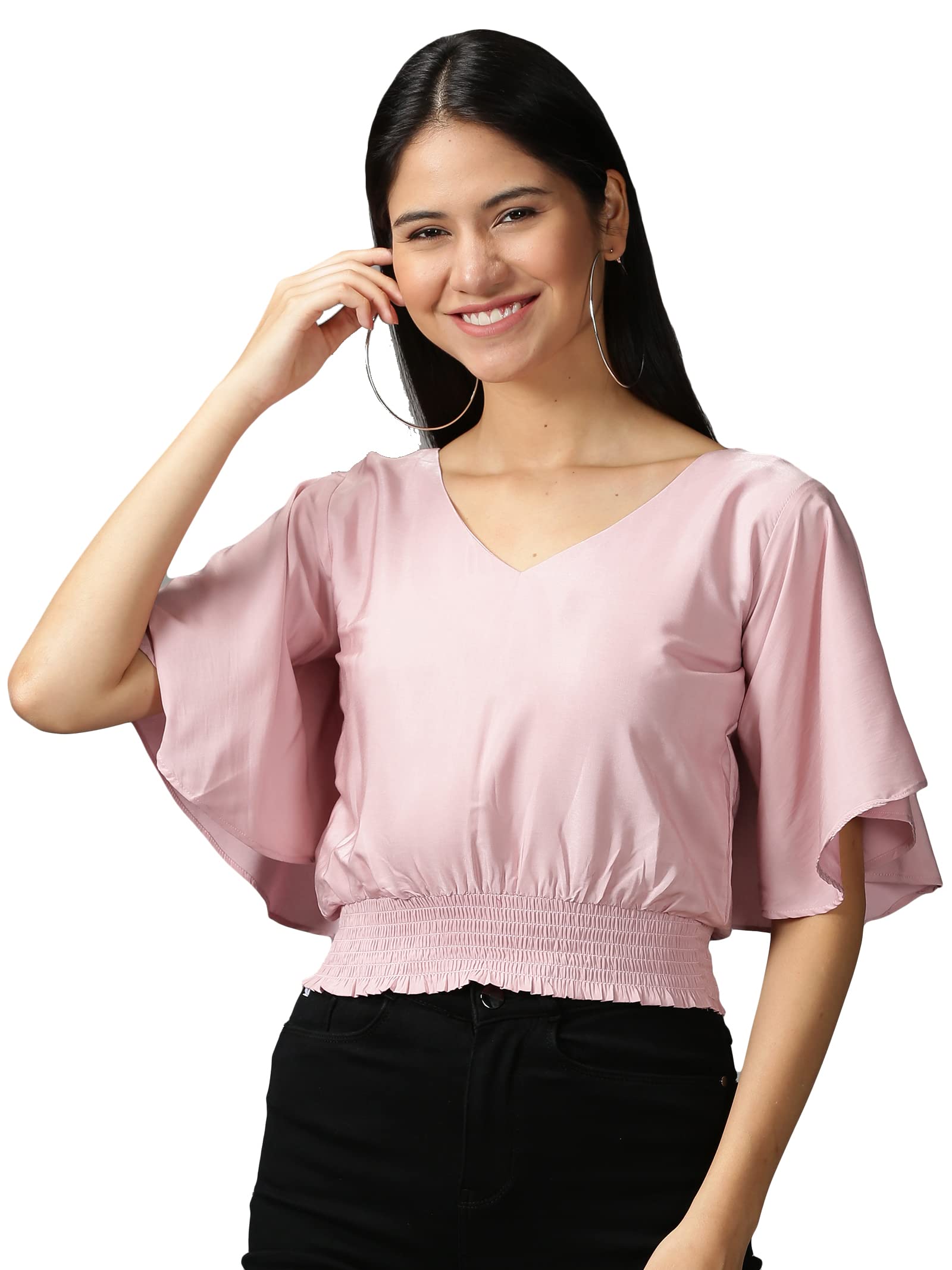 Women's Short Sleeves V-Neck