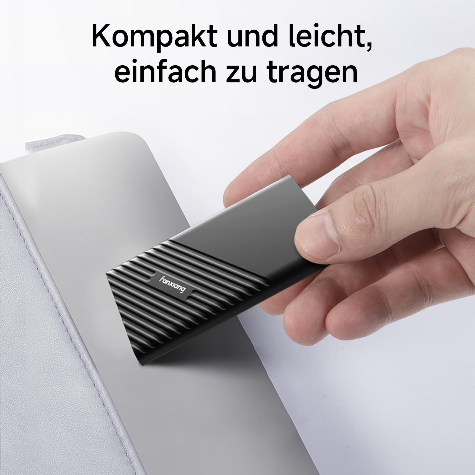 fanxiang Externe SSD 4TB Festplatte Bis zu 2000MB/s, USB 3.2 Gen.2x2 Typ C, Professional Externe SSD, Zuverlässiger Speicher für Desktops, Laptops, PC, XS Windows PS2000W