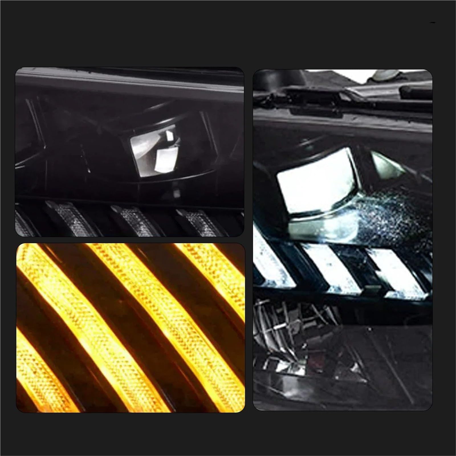Faro proiettore per VW Scirocco 2009-2017, Luce Diurna, Accessori per Auto, Gruppo Ottico Anteriore.