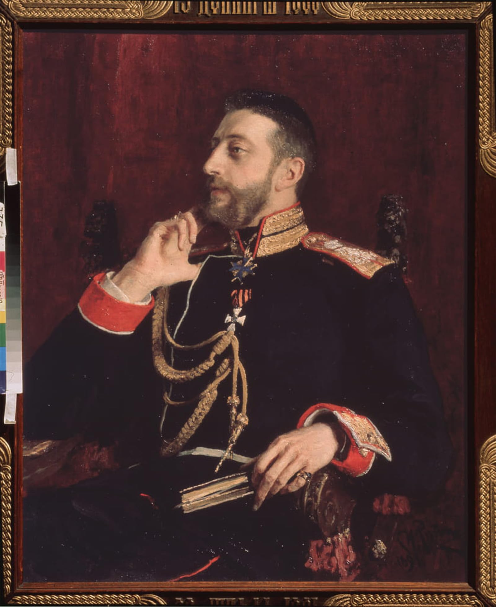 Lienzo Ritratto del poeta Kr de Ilya Efimovich Repin: Decoracion Elegante para Despachos 5