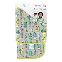 Vista 5 de Bumkins impermeable Manga babero, 6-24 meses, Cacti