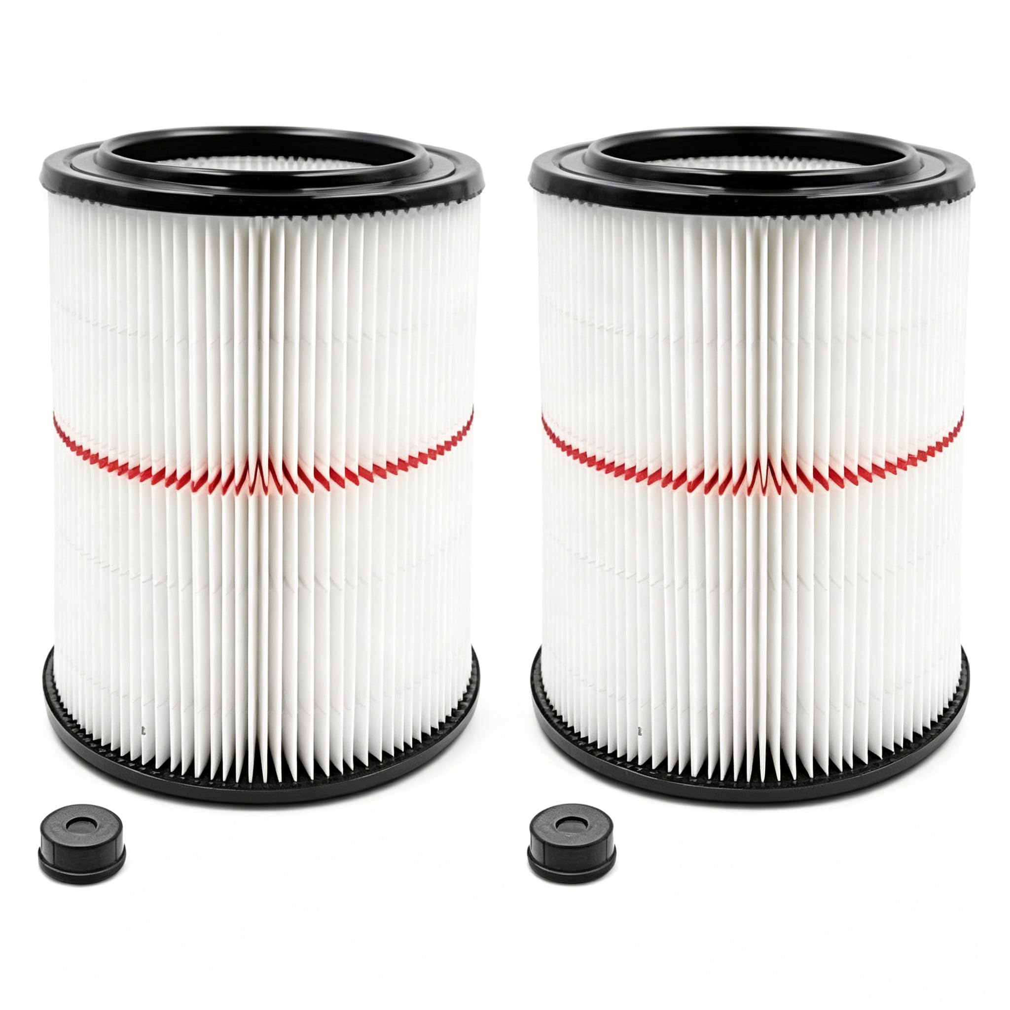 Photo 1 of 2 Pack Cartridge Filter for Craftsman 17816 9-17816 Wet/Dry Air Filter Replacement Part fit 5/6/8/12/16/32 Gallon & Larger Vacuum Cleaner