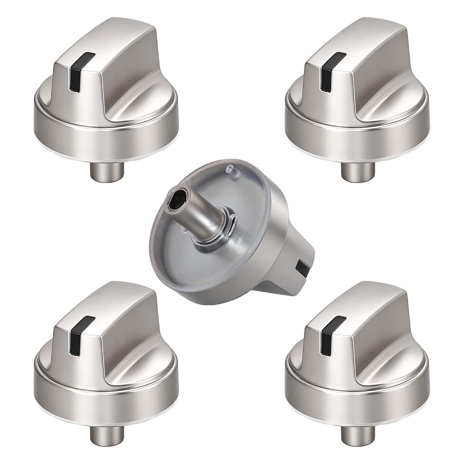 WB03X29354 Stove Knob Compatible with GE GE Stove Knobs 5PCS