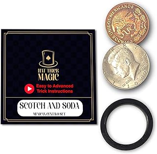 Coin Illusions for Beginners, Intermediate, Professional Illusionist - Vanishing, Teleporting, Transforming Coin Illusions (Scotch and Soda, Centavo)