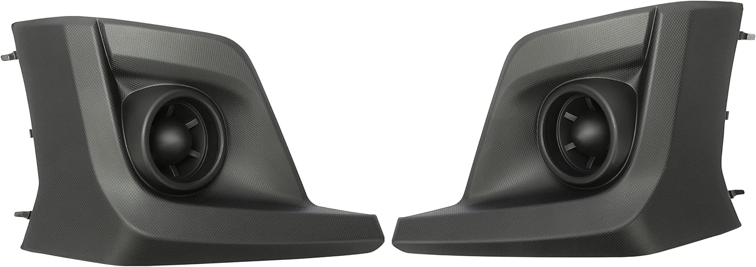 HECASA Compatible with 2018-2020 Subaru Crosstrek Left Front Driver Side Fog Light Lamp Bezel Trim Cover W/O Fog Light Hole Replacement for 57731FL072 57731FL071 SU1038114