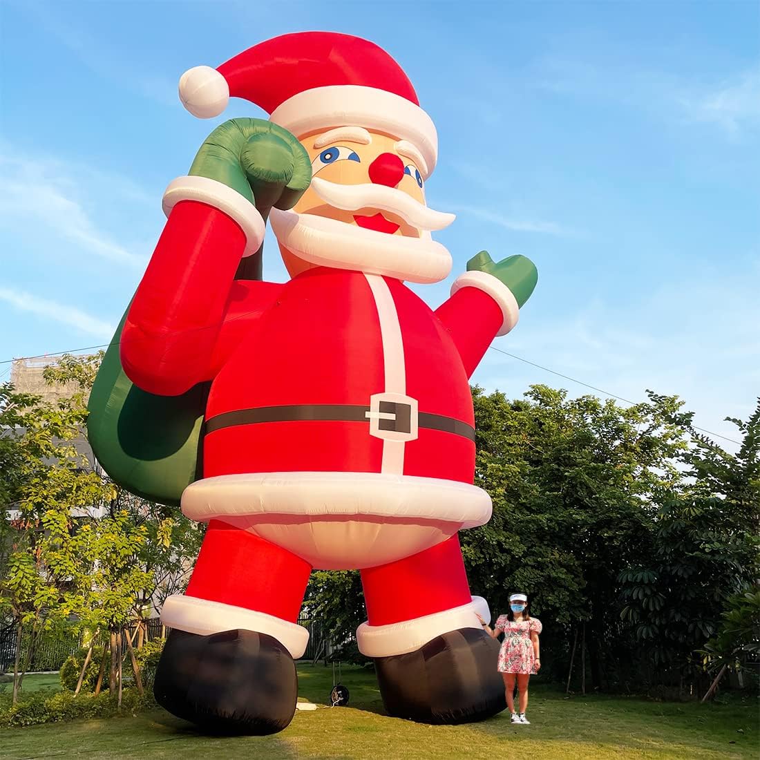 Giant 40Ft Premium Christmas Inflatable Santa Claus with