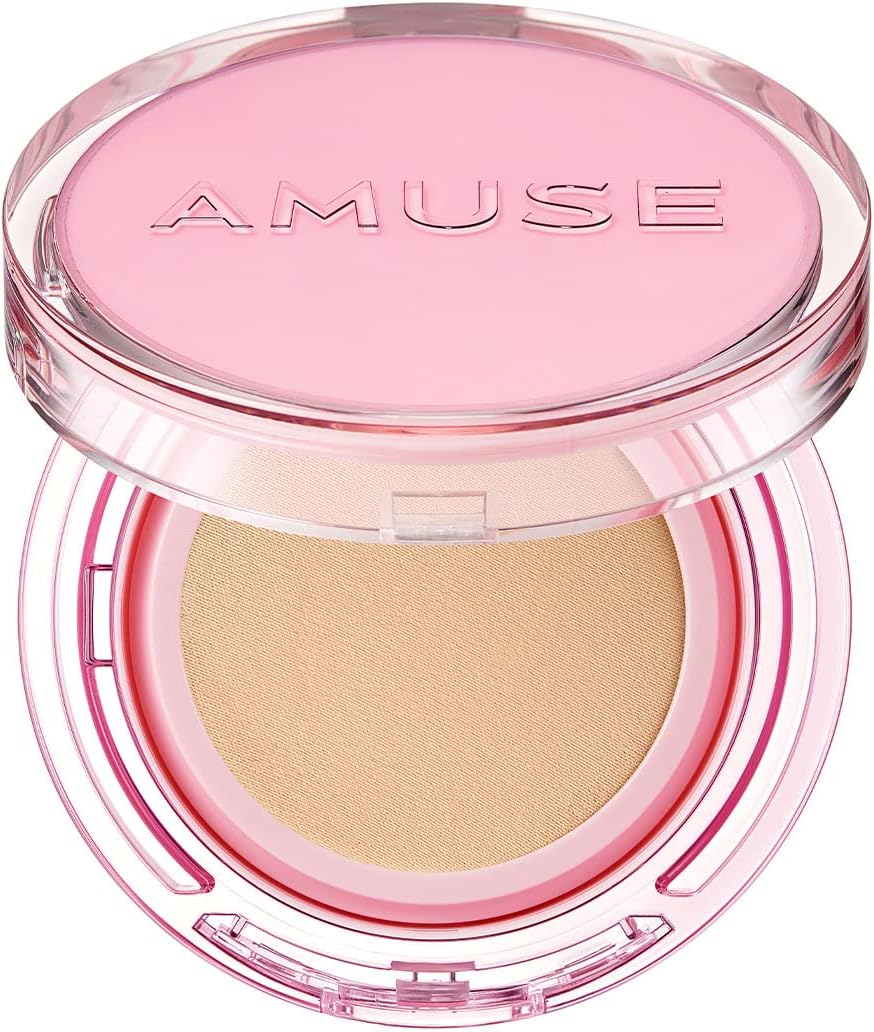 SEOUL DEW POWER VEGAN CUSHION 02 HEALTHY | beige | Dewy, glow, long-lasting, double coverage, clean beauty, lightweight, natural look, foundation for sensitive skin, hydrating cushion