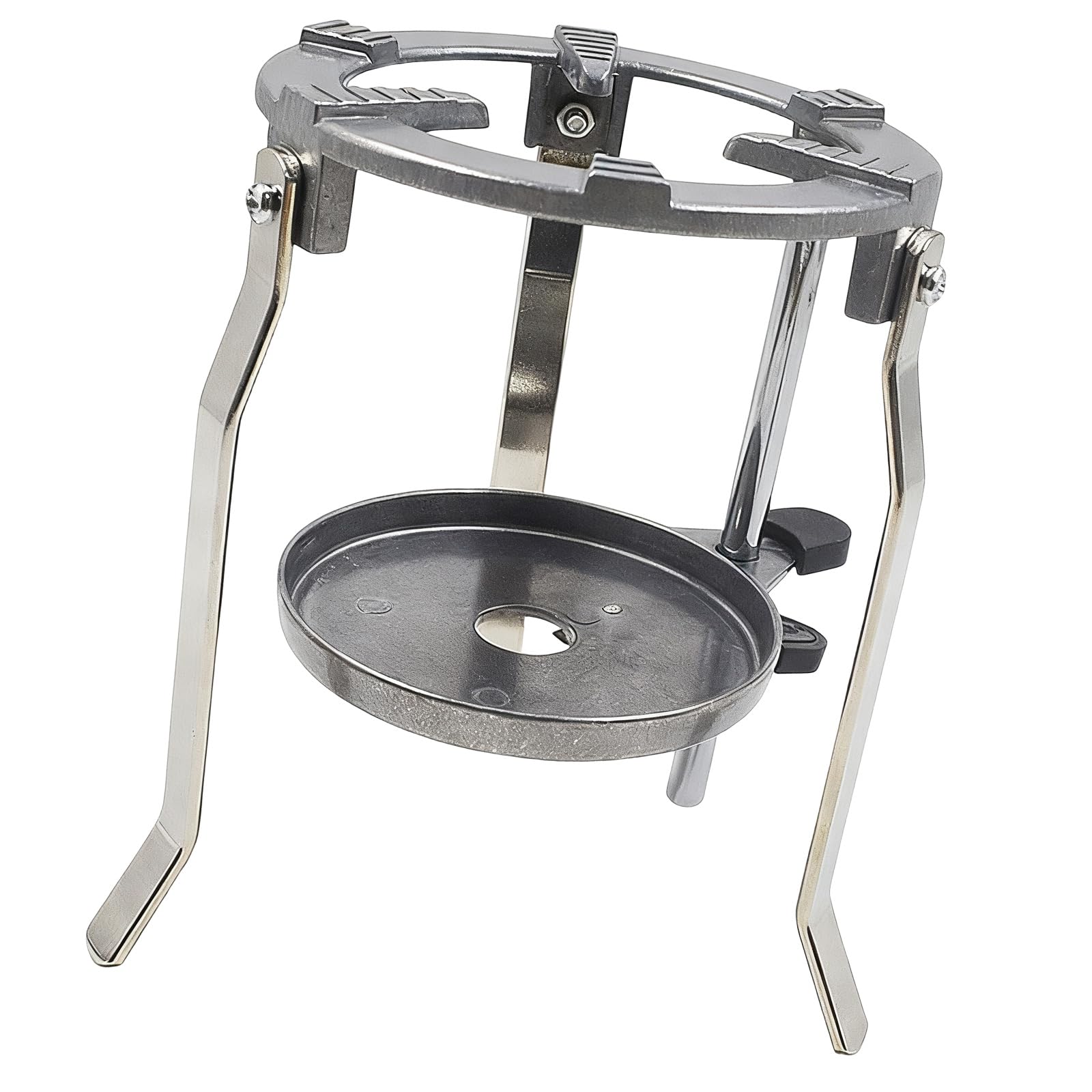 LIUZIKUN Adjustable Portable Laboratory Tripod with Tray for Multiple Angles Experiments Sturdy Cast Aluminum Construction