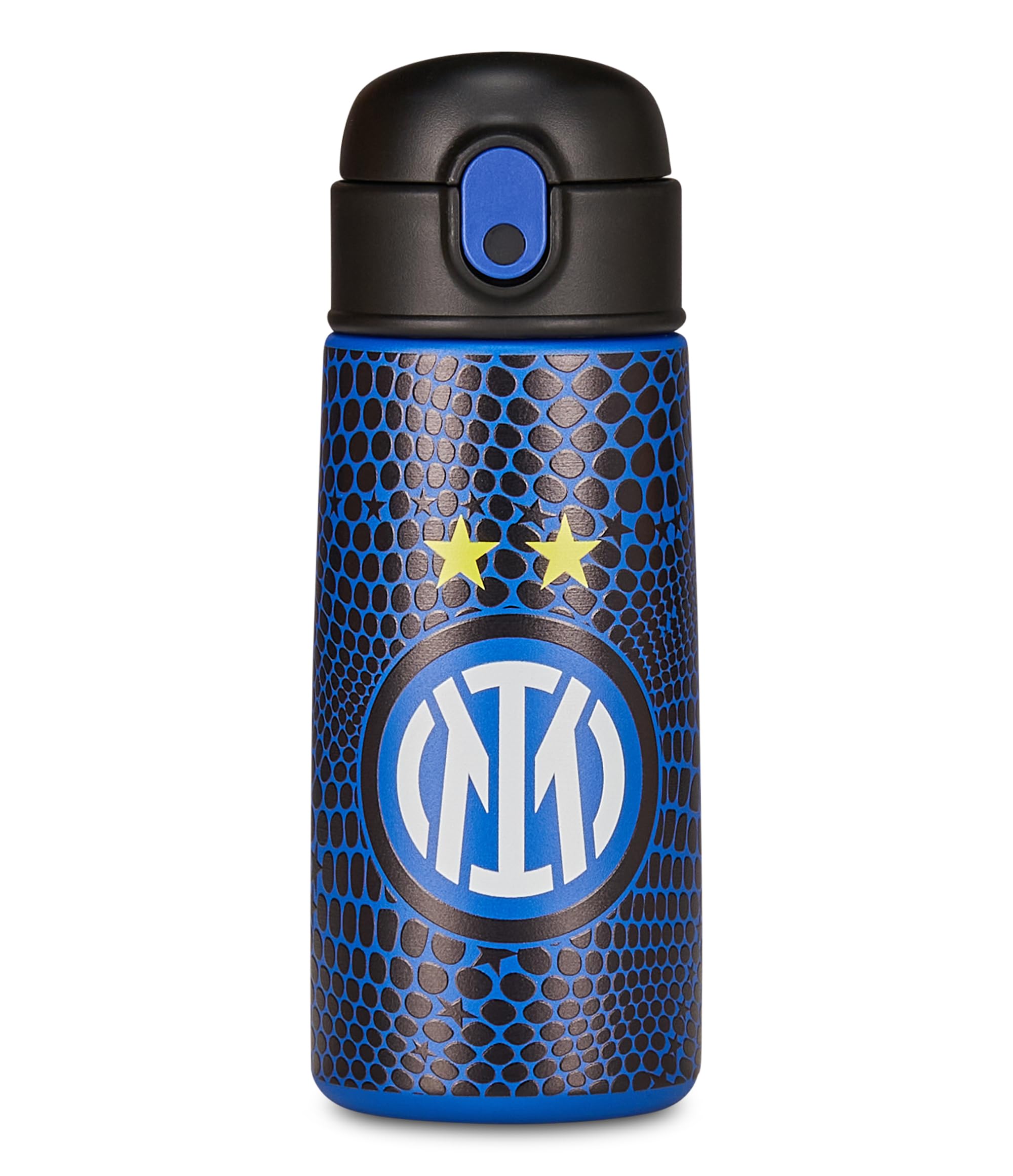 Seven Inter Borraccia Termica, Blu, Mantenimento Temperatura fino a 24h, Borraccia Asilo, Scuola Elementare e Tempo Libero, Bambino, Calcio