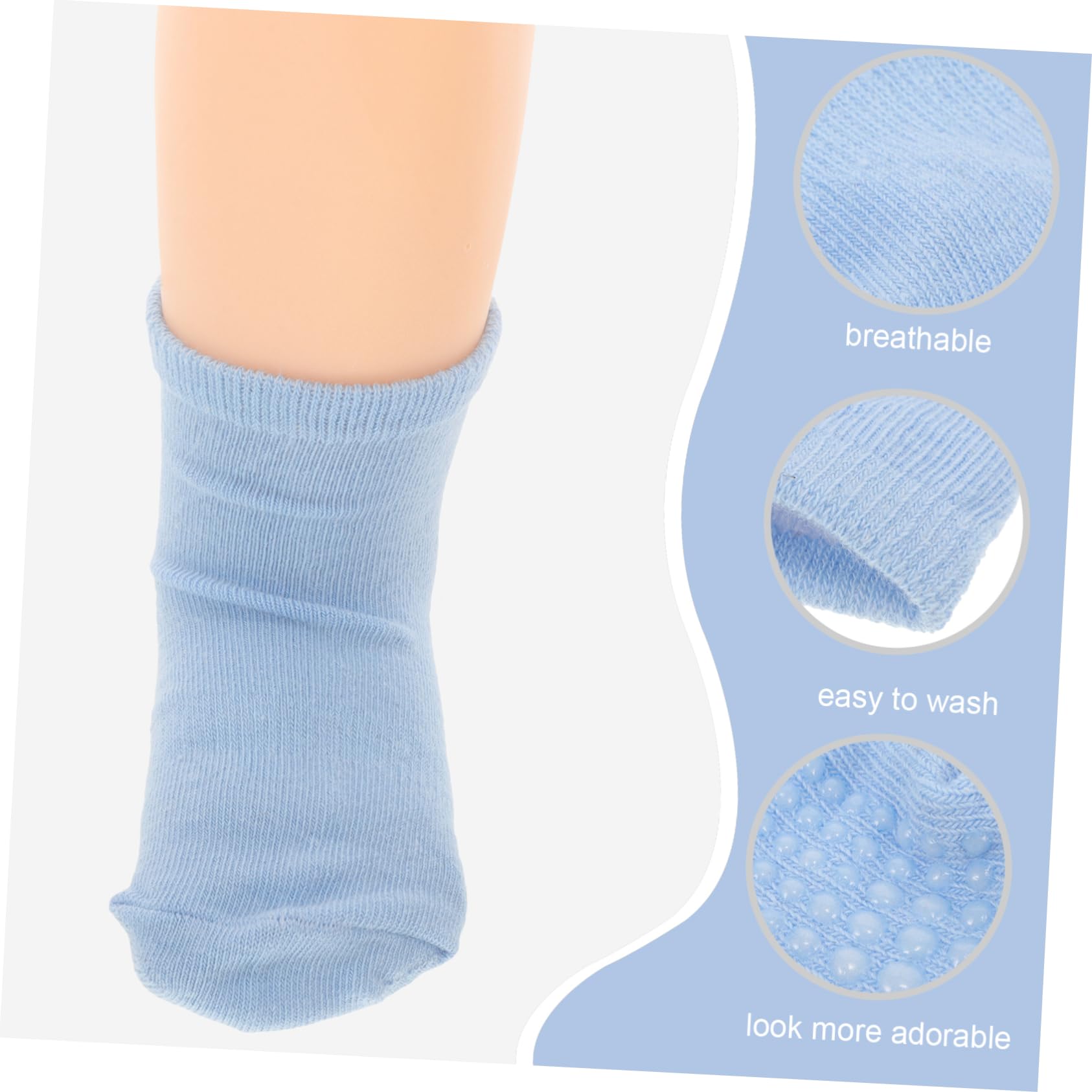 GALPADA Baby Socks for Girls Boys Toddler Cotton Socks Newborn Ddler 6 Pairs Pack