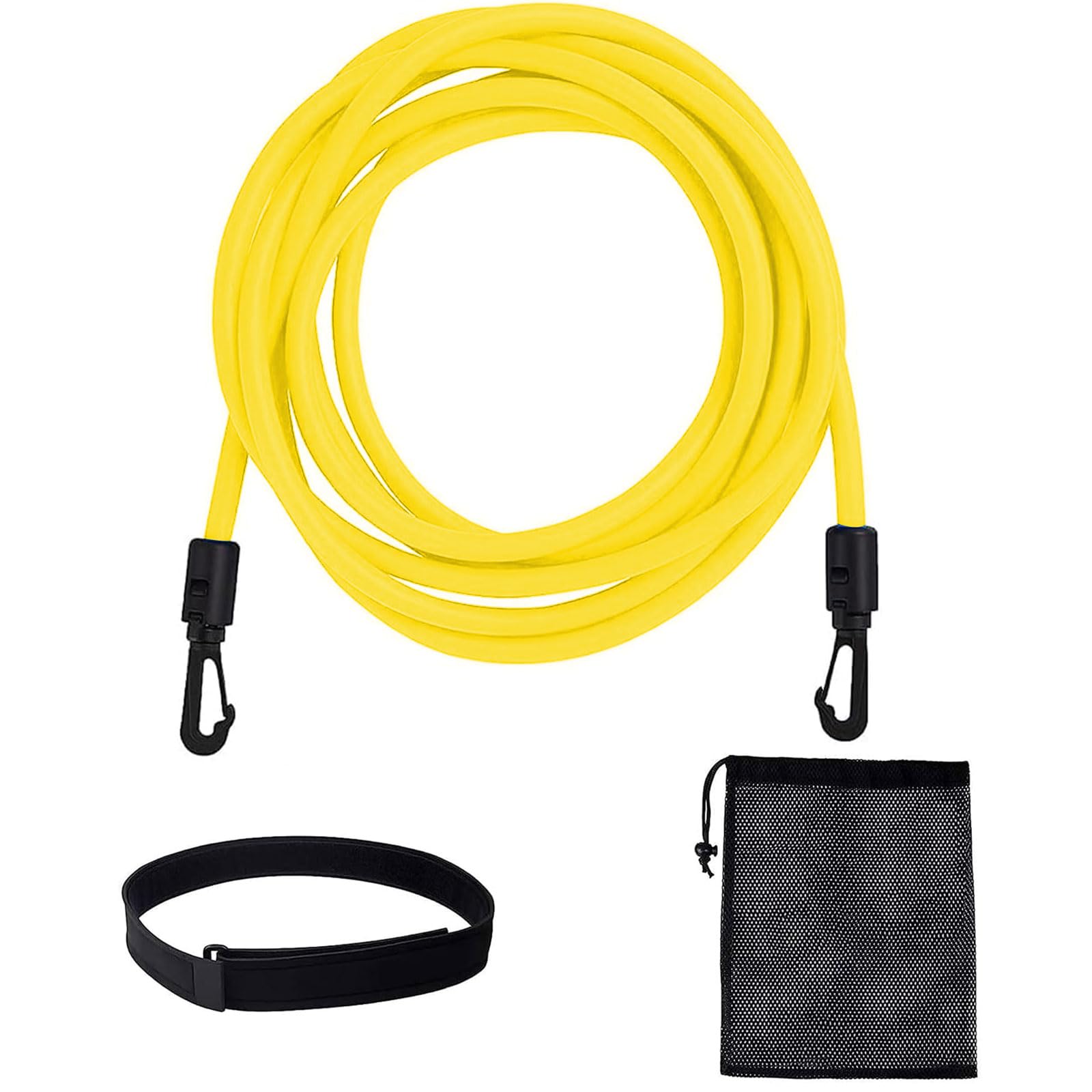 Schwimmgurt Für Pool,3 Meter Schwimmtrainer Gürtel,Schwimmwiderstand Gürtel,Schwimmhilfe Gurtel,Schwimmgurt Schwimmtrainer,Schwimmgürtel Für Pool Erwachsene,Für Widerstandstraining,Schwimm,Gelb