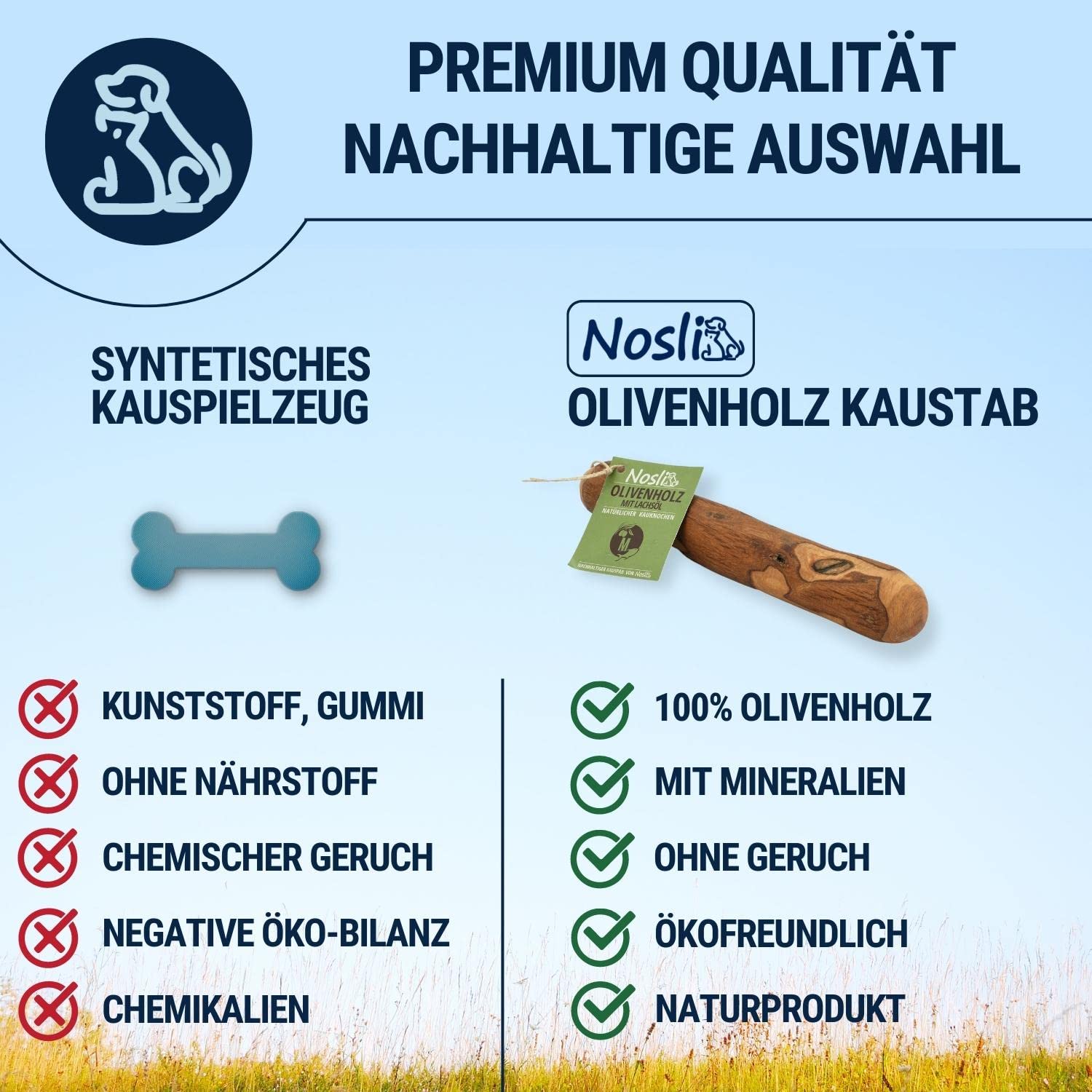 Bois d'olivier pour chien avec huile de saumon • Bois à mâcher de qualité supérieure comme jouet pour chien • Bâton à mâcher en bois • Lot de 3 bâtons de mâcher L 221-450 g