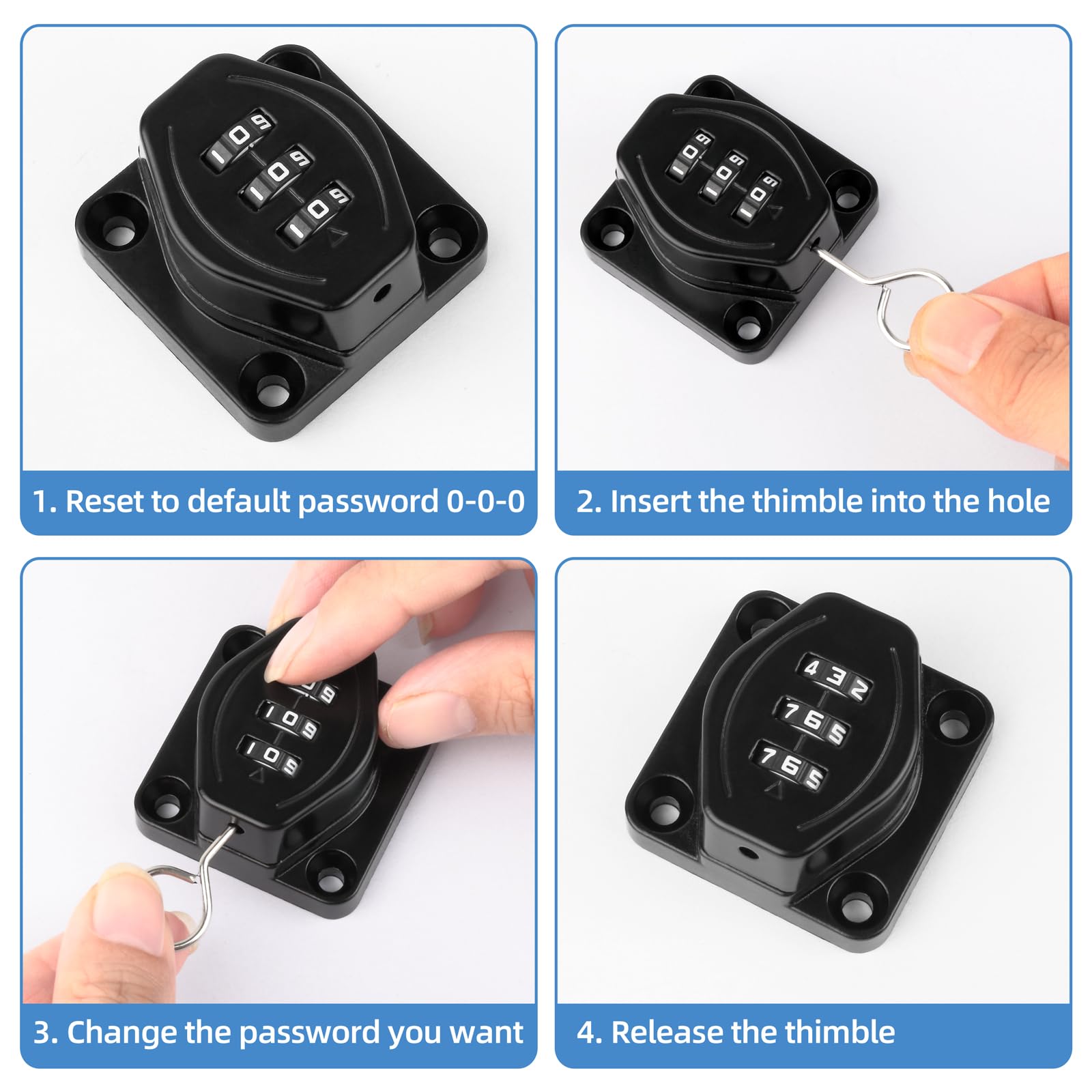 Serratura Porta, Serratura A Codice Di 4.5 Pollici Viene Con