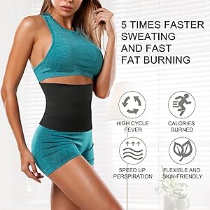 MGHLKF Waist Trainers For Women Belly Fat,Postpartum Belly Wrap For Tummy Control,Bandage Wrap Waist Trainer, Waist Trainer For Women Lower Belly Fat Black